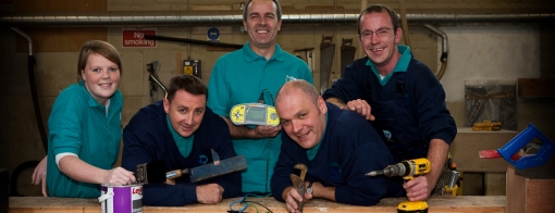 Group shot of Council tradespeople