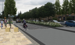 An artist's impression of the Connecting Clydebank project