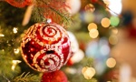 A picture of a Christmas tree bauble decoration