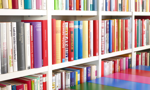 Books on a shelf