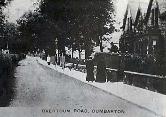 Overtoun Road (now Round Riding Road), Dumbarton, c. 1895