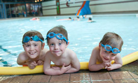kids swimming