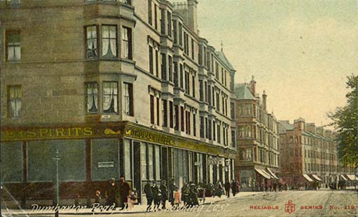 Dumbarton Road, Dalmuir looking east, c. 1908
