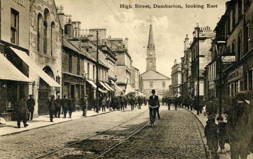 High Street, Dumbarton, looking east, 1910