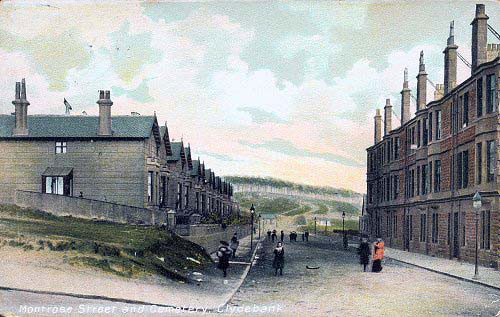 Montrose Street, Clydebank, about 1909