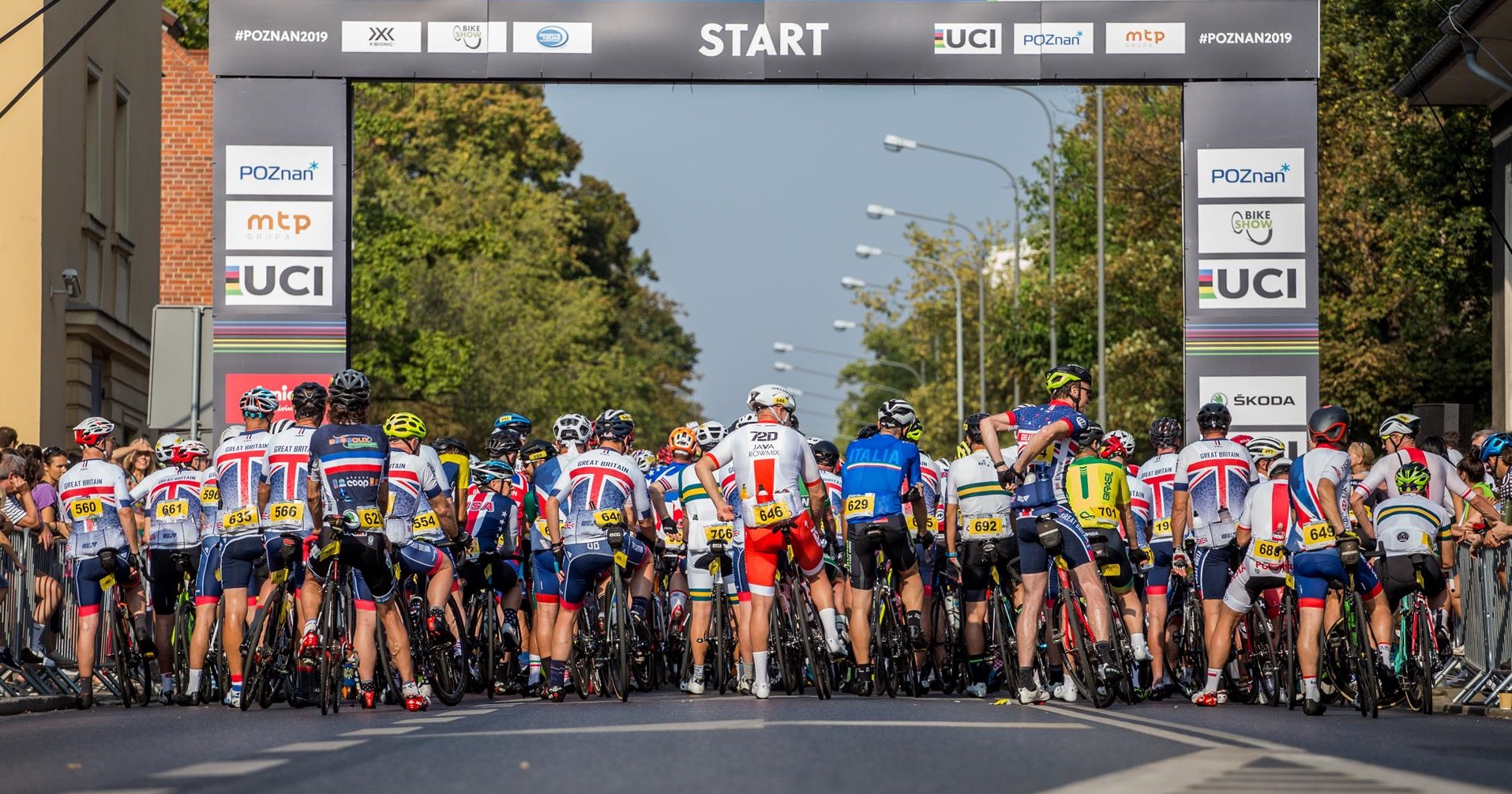 UCI World Cycling Championships - Start line