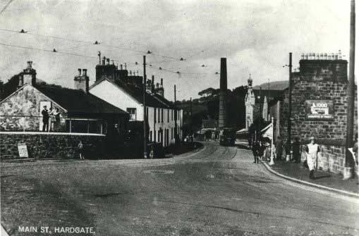 Dumbarton Road (looking west), Hardgate 1940s