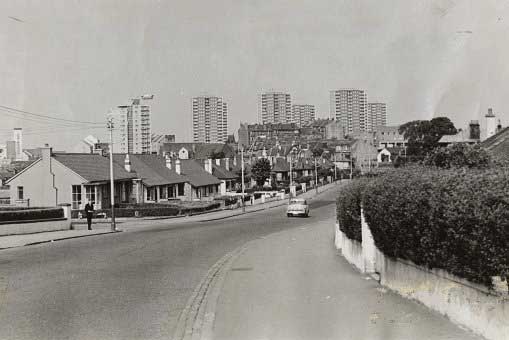 Drumry Road (looking west), Clydebank, 1963