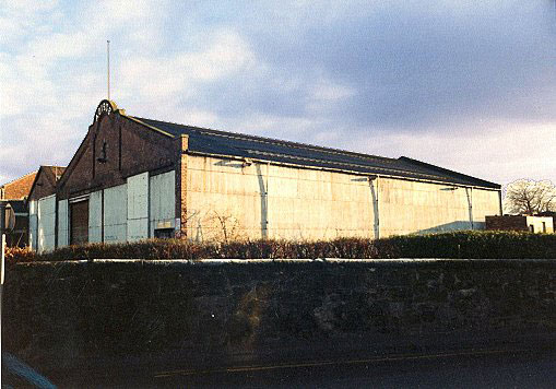 Electricity Board Building, ex-tram depot, Dumbarton, January, 1985