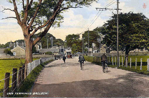 Looking towards the site of Balloch Tram Terminus