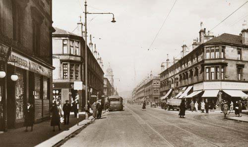 Glasgow Road, Clydebank, about 1930