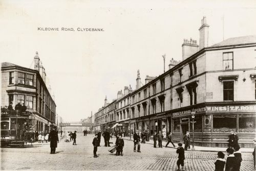 Kilbowie Road, Clydebank, about 1905