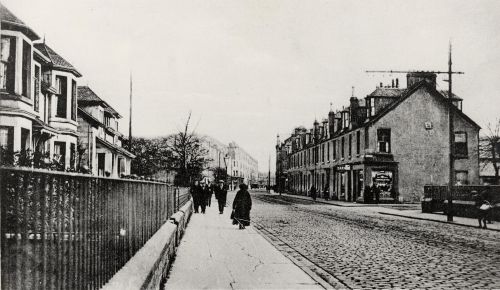 Glasgow Road, Dumbarton, about 1910