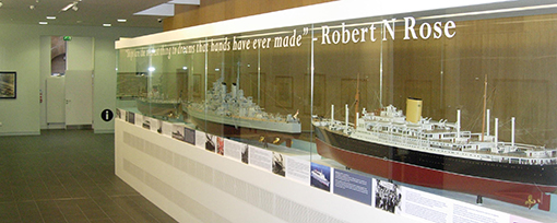 Ships Display at Clydebank Museum