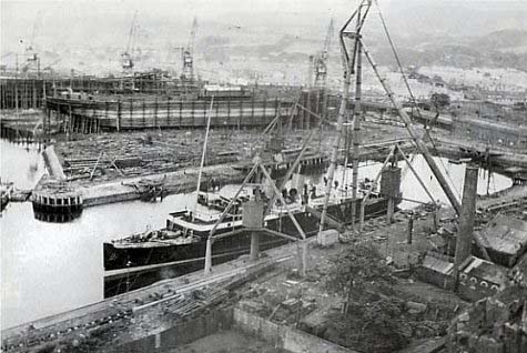 Leven Shipyard, Dumbarton, 1924