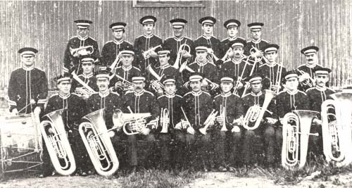 Dumbarton Town Band, 1921.