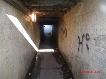 Railway Tunnel Before Painting