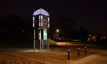 Sculpture at Night