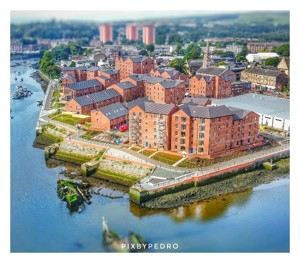 Arts impression of new council housing