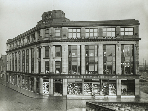 Clydebank Co-op Central Drapery, c. 1917