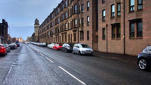 Dumbarton Road, Clydebank, 2016