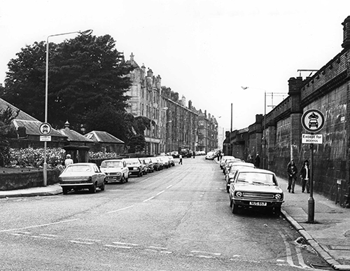 Station Road, Dumbarton, 1979
