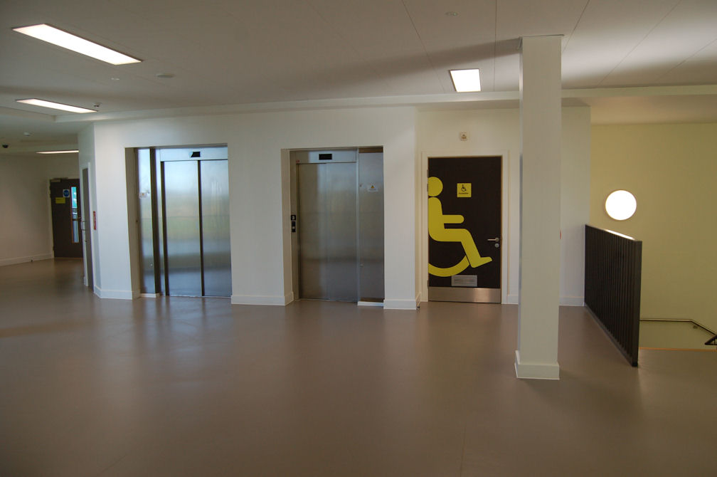 image of adapted toilet 3rd floor