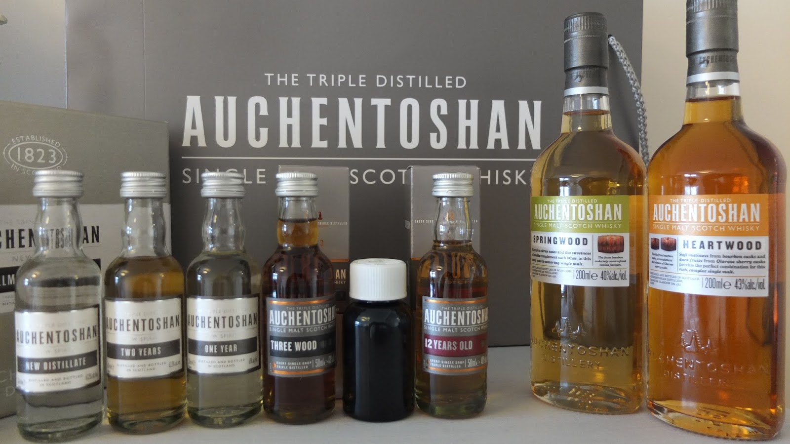 Auchentoshan Whisky Vertical Tasting