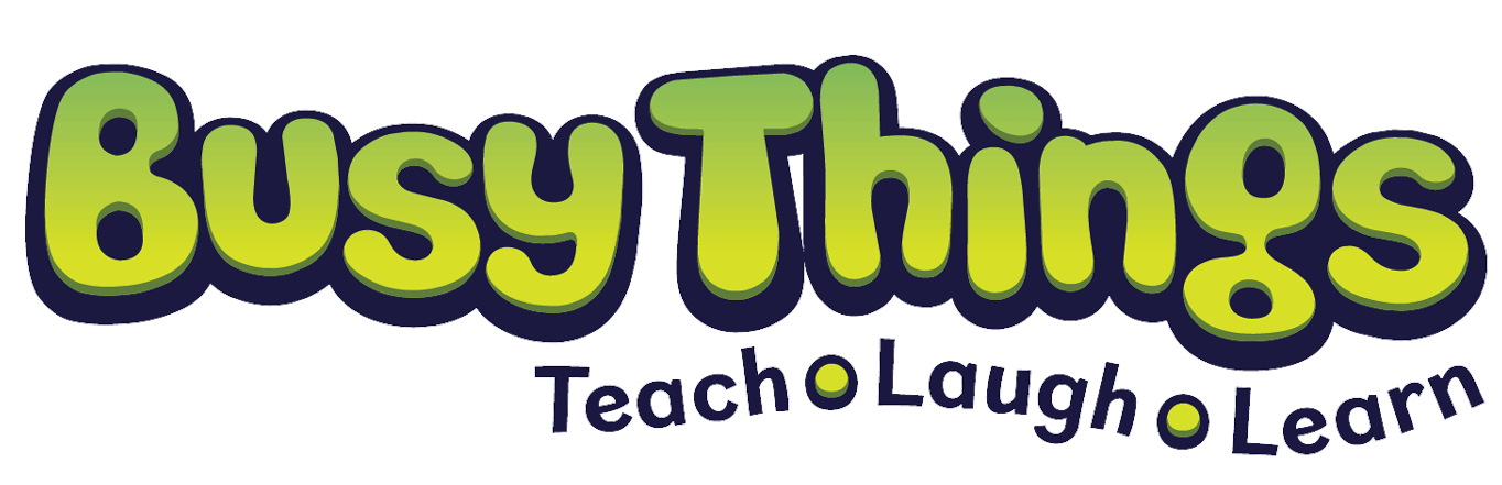 Busy Things - Teach Laugh Learn logo