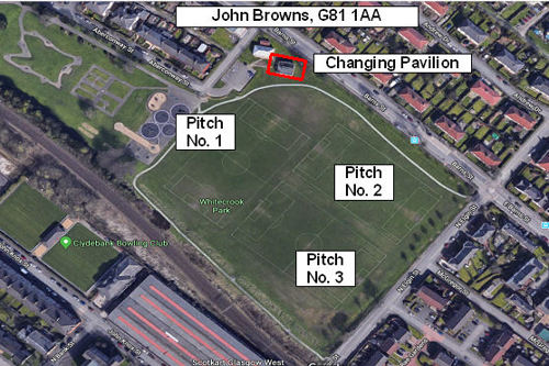 Map of Football Pitch Location