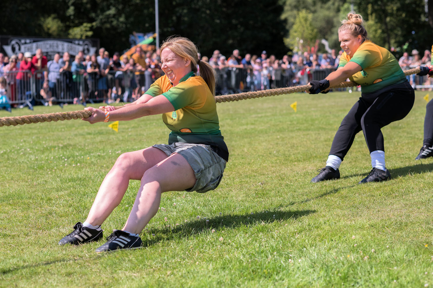 image of Highland Games 2 women in tug of war