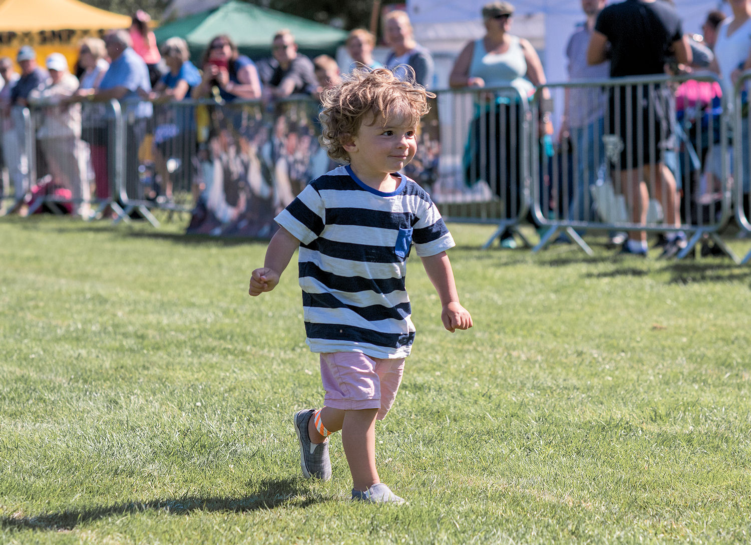 image of Highland Games young boy walking