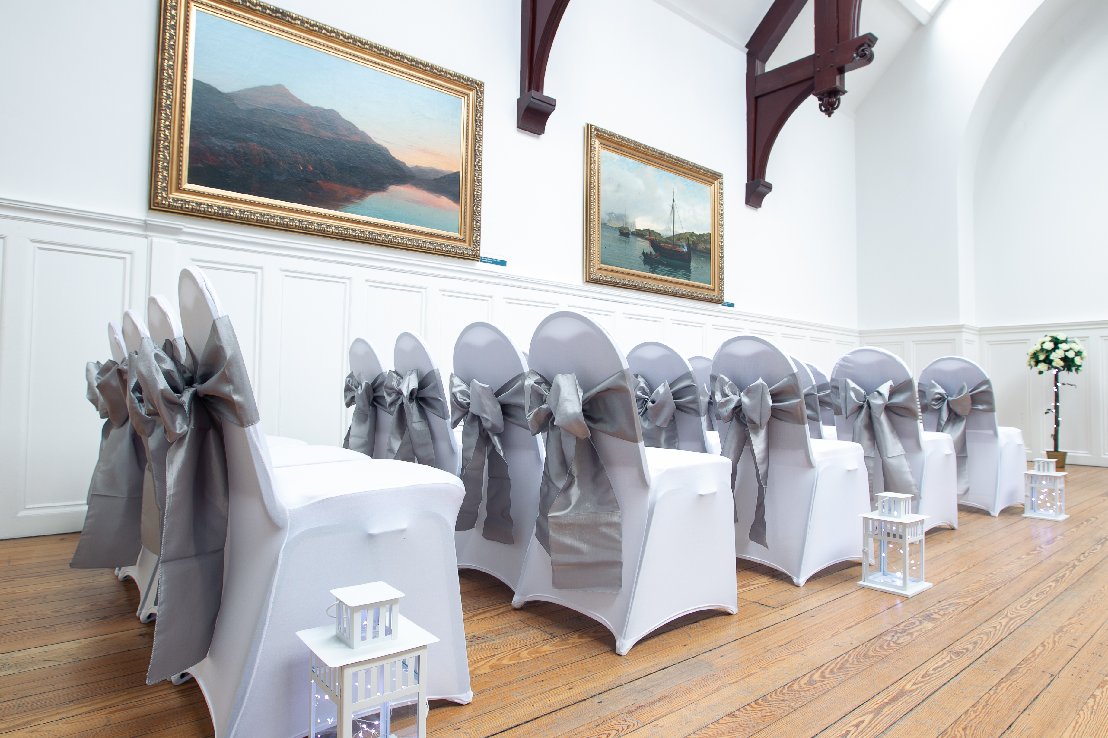 image of Ceremony Room - chairs dressed