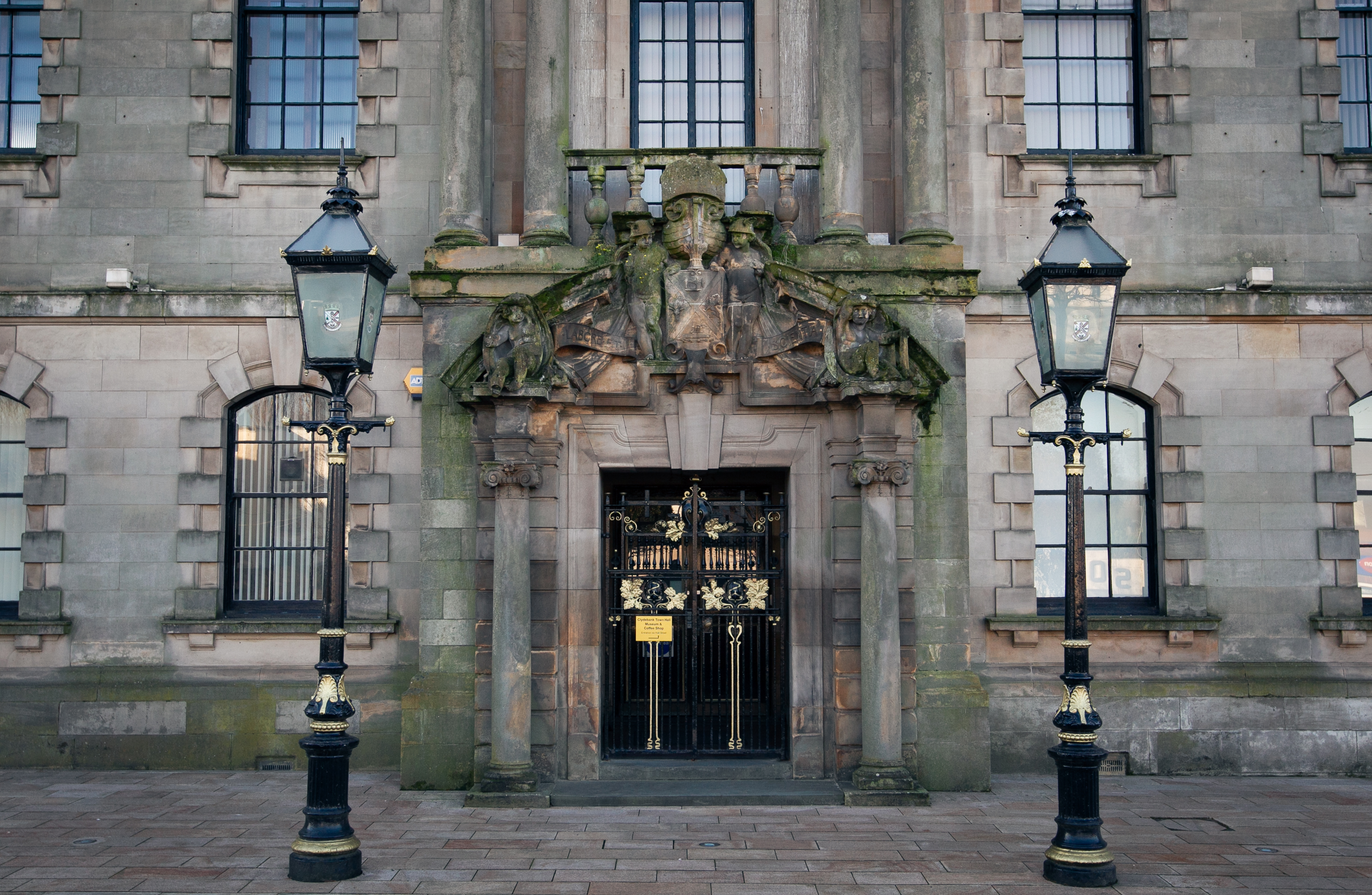 image of Front Entrance of Clydebank Town Hall