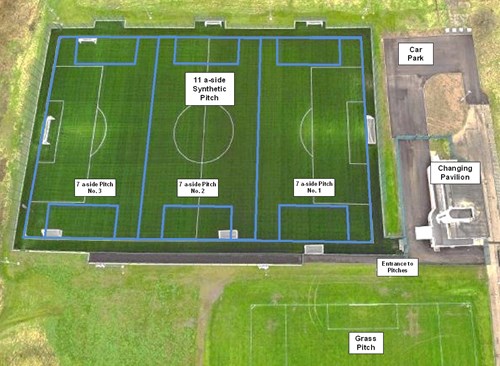 Mountblow pitch layout