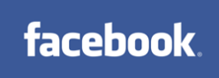 Facebook logo linking to Facebook page