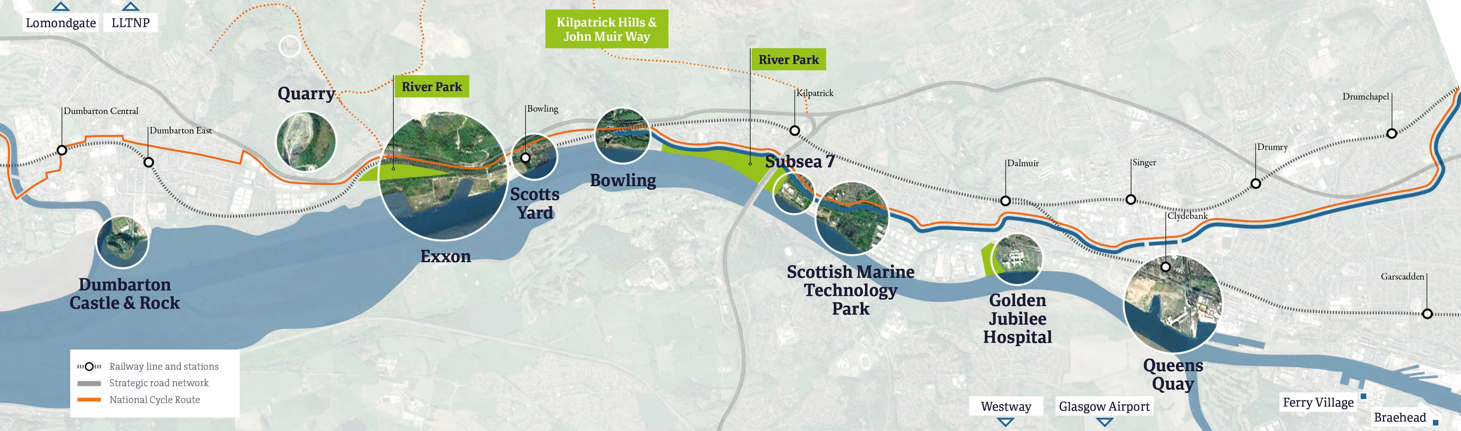 Diagram of North Clyde Riverside