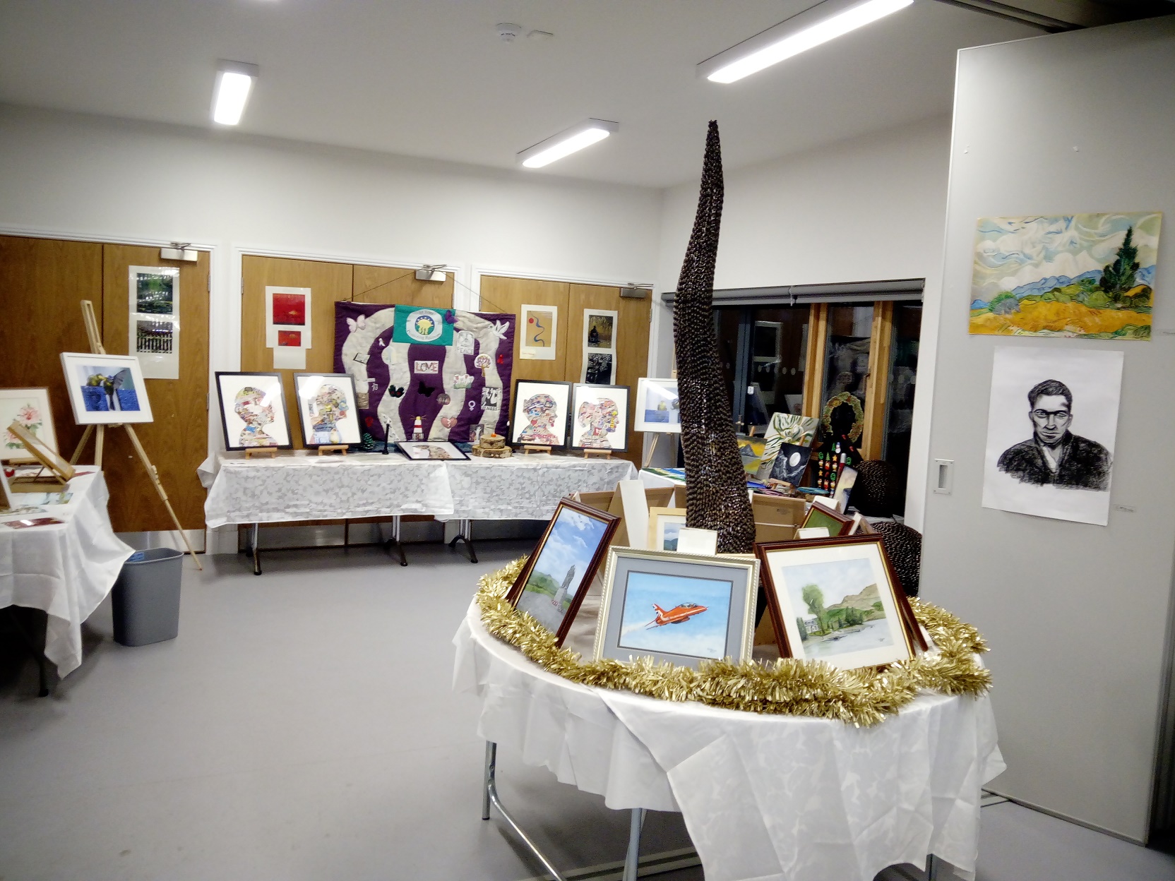 image of Art Exhibition - room setup and ready