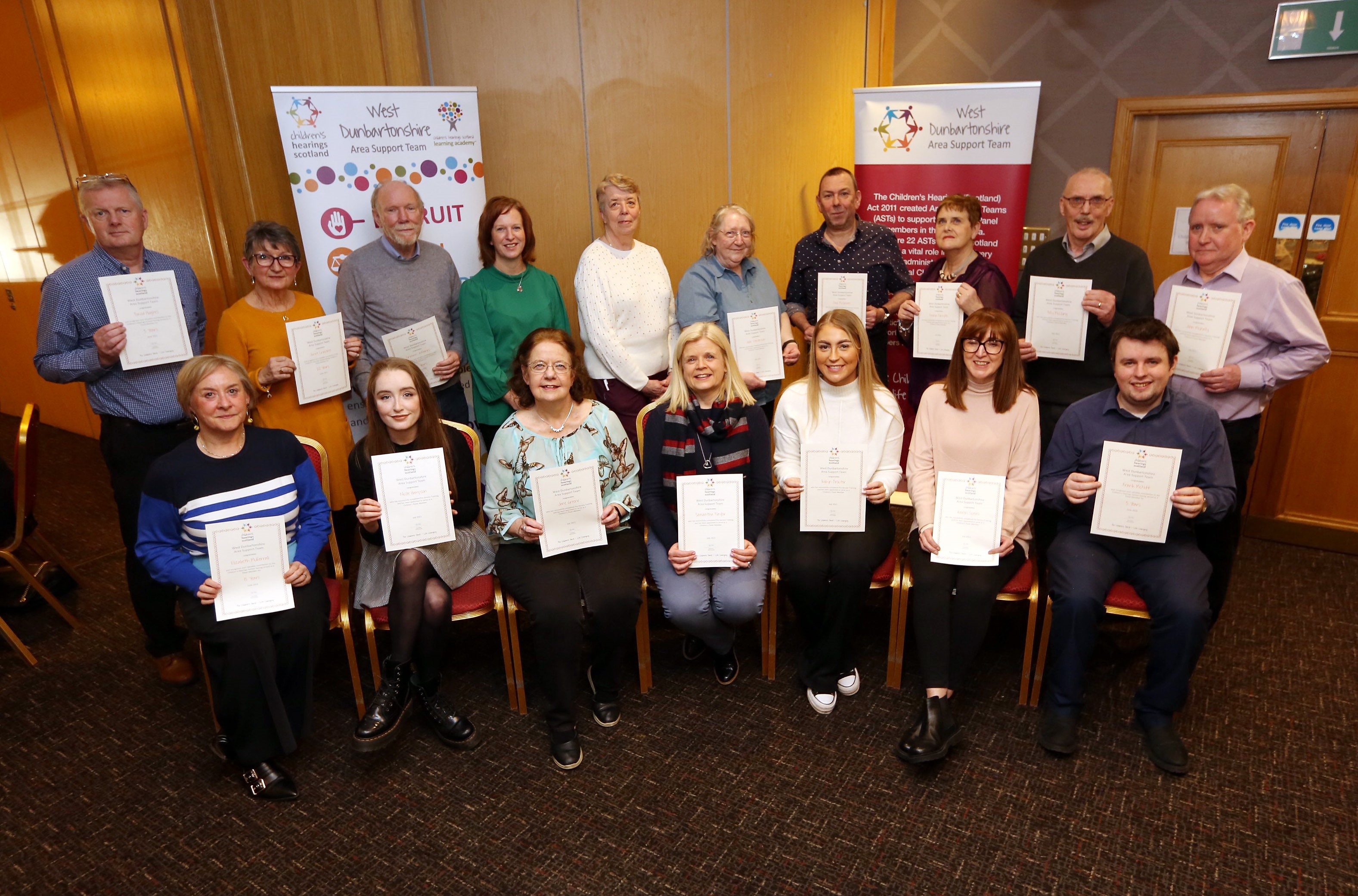 Image of Children's Panel recognition awards