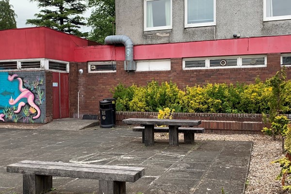 image of Outside seating area of Dalmuir Park Cafe