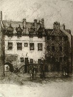 Etching of Glencairn House