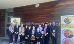 Bonhill Primary pupils and staff