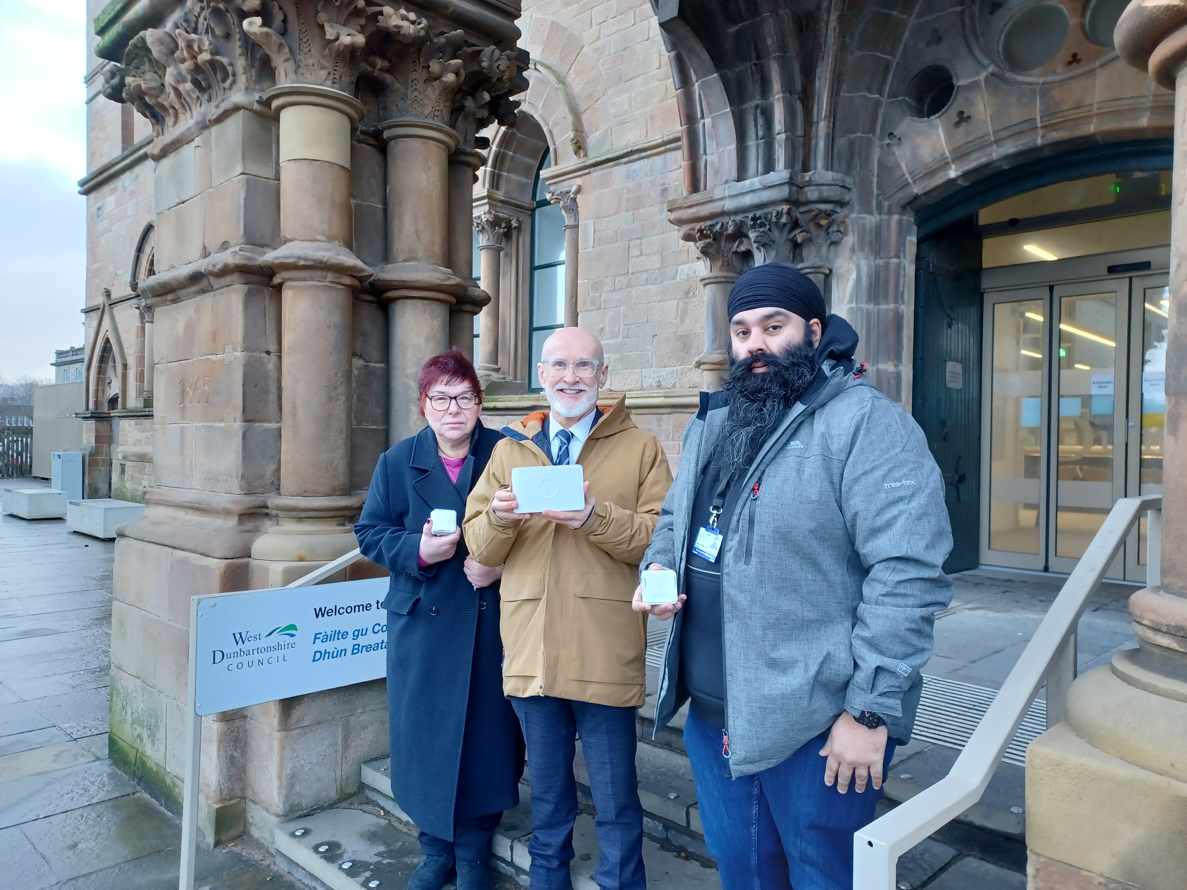 Councillor Hazel Sorrell, Vice Convener of Housing and Communities, Peter Barry, Chief Officer, Housing and Employability and Councillor Gurpreet Singh Johal, Convener of Housing and Communities 