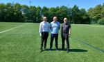 Convener of IRED Councillor David McBride, Greenspace Manager Ian Bain and Vice Convener of IRED Councillor Lawrence O'Neill