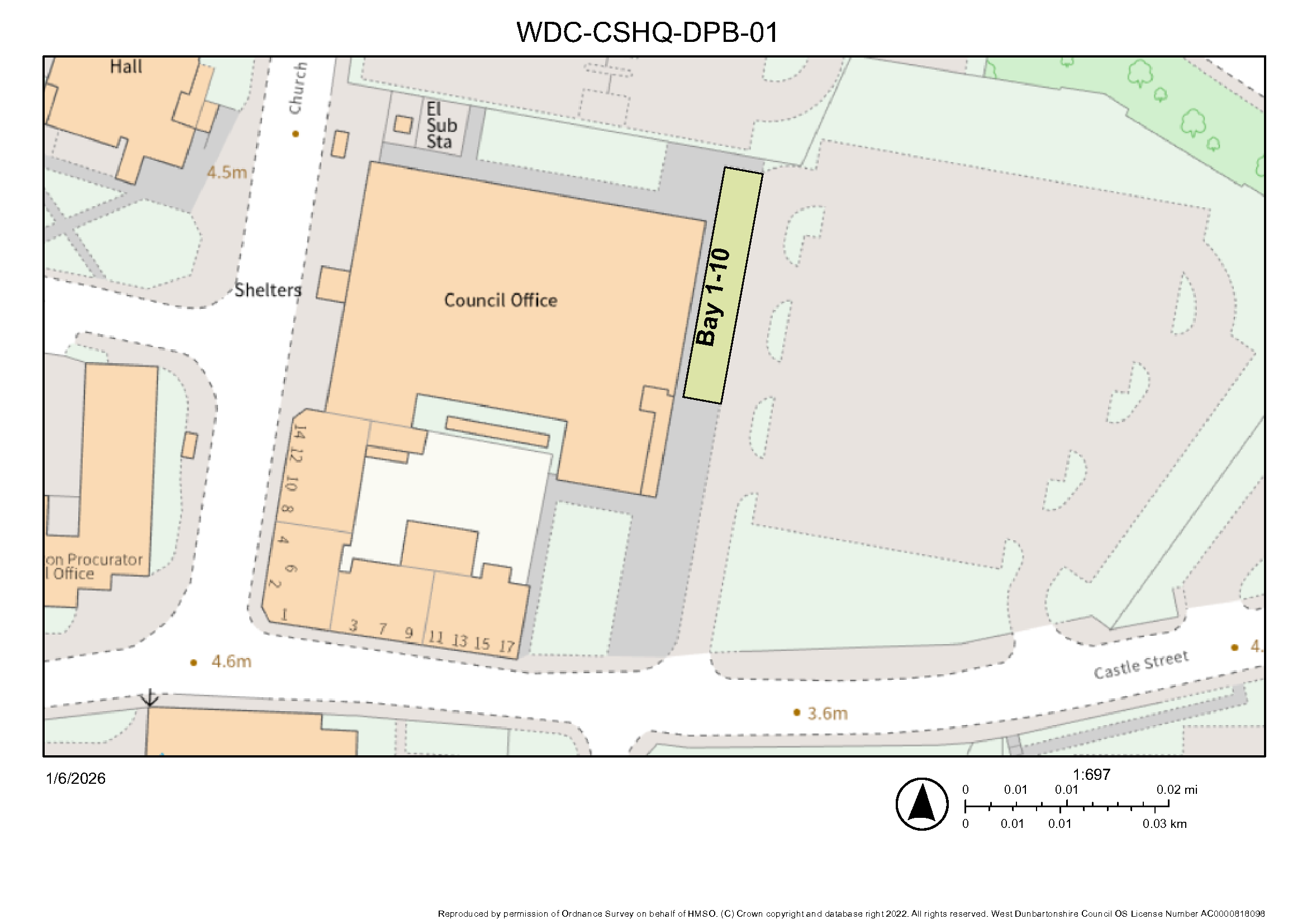 Headquarters car park, Church Street