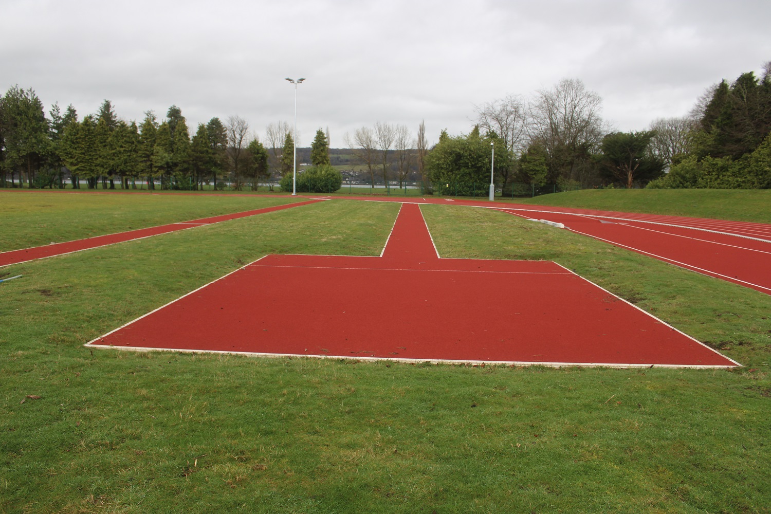 image of high jump area - in field