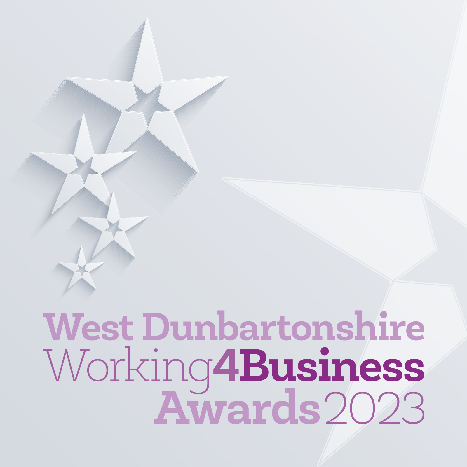 Entourage West Dunbartonshire Working4business Awards 2023 Square Logo Artwork