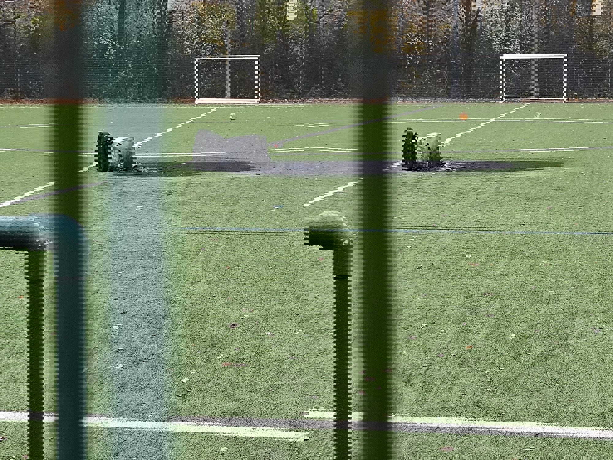 Fire damage at East End Park