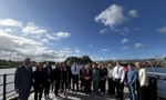 Pupils and Headteachers from all 6 High Schools with Laura Mason and Councillor Clare Steel