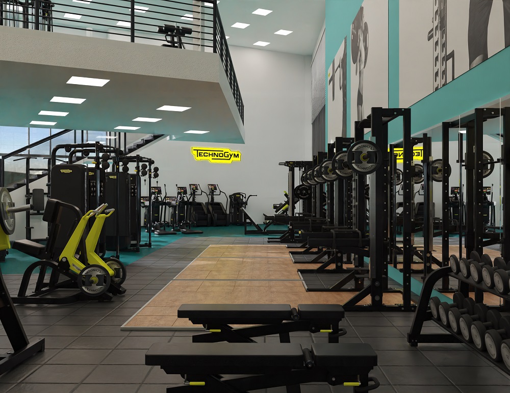 image of Clydebank Leisure Centre Gym area with new equipment